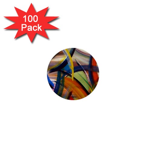 abstract 1  Mini Button (100 pack)  from ArtsNow.com Front