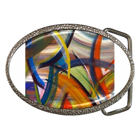 abstract Belt Buckle from ArtsNow.com Front