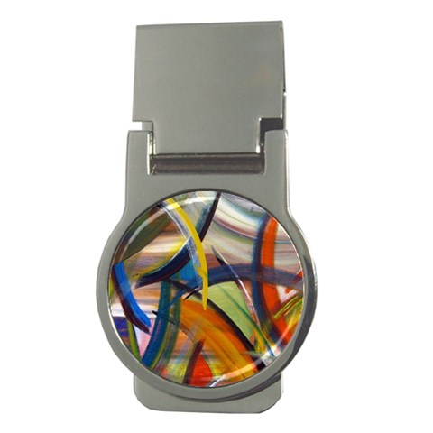 abstract Money Clip (Round) from ArtsNow.com Front