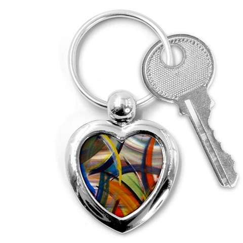 abstract Key Chain (Heart) from ArtsNow.com Front
