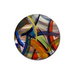 abstract Rubber Coaster (Round)