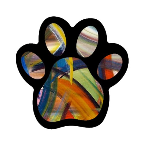 abstract Magnet (Paw Print) from ArtsNow.com Front
