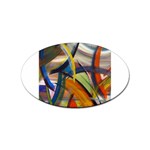 abstract Sticker Oval (10 pack)