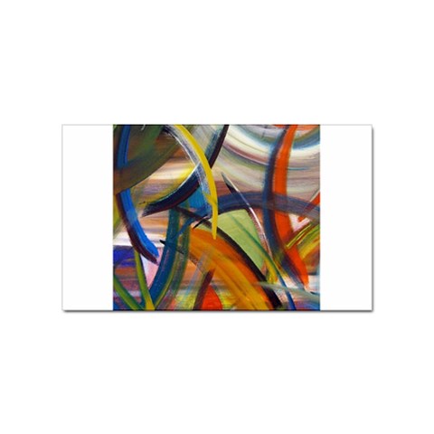 abstract Sticker Rectangular (10 pack) from ArtsNow.com Front