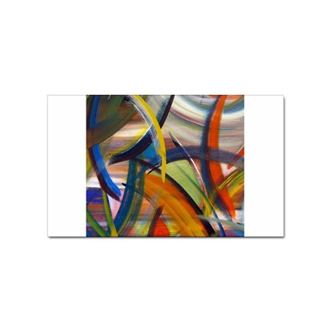 abstract Sticker Rectangular (100 pack) from ArtsNow.com Front