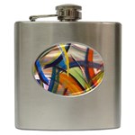 abstract Hip Flask (6 oz)