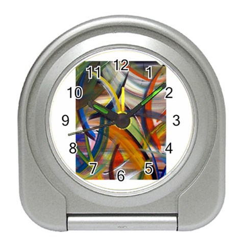 abstract Travel Alarm Clock from ArtsNow.com Front