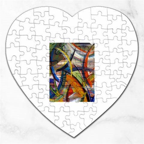 abstract Jigsaw Puzzle (Heart) from ArtsNow.com Front