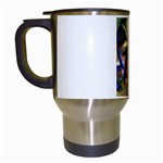 abstract Travel Mug (White)