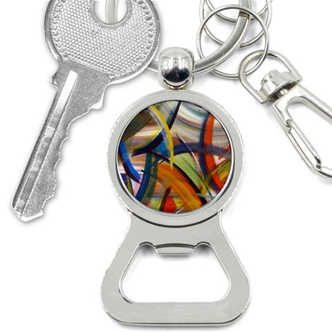 abstract Bottle Opener Key Chain from ArtsNow.com Front