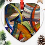 abstract Heart Ornament (Two Sides)