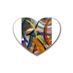 abstract Rubber Coaster (Heart)