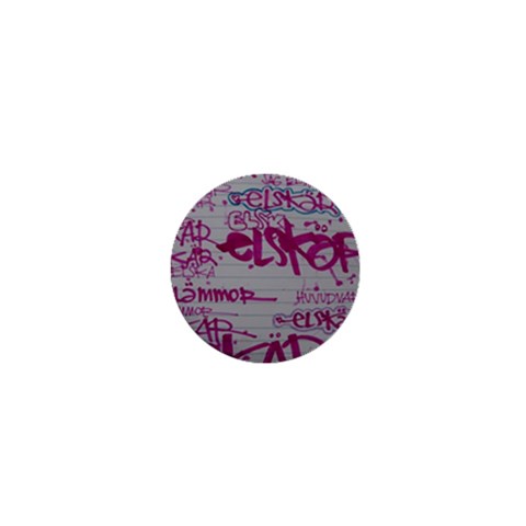 grafitti 1  Mini Magnet from ArtsNow.com Front