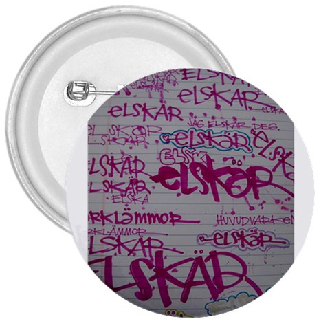 grafitti 3  Button from ArtsNow.com Front