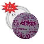grafitti 2.25  Button (10 pack)