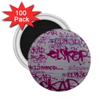 grafitti 2.25  Magnet (100 pack) 