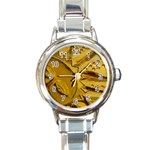 sun Round Italian Charm Watch
