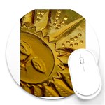 sun Round Mousepad
