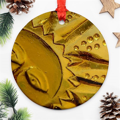 sun Ornament (Round) from ArtsNow.com Front