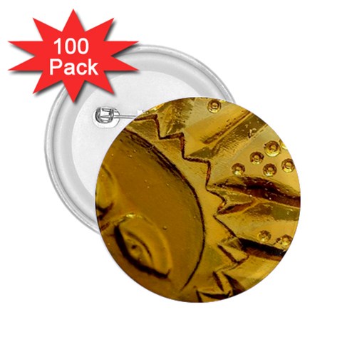 sun 2.25  Button (100 pack) from ArtsNow.com Front