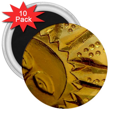 sun 3  Magnet (10 pack) from ArtsNow.com Front
