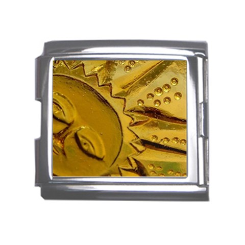 sun Mega Link Italian Charm (18mm) from ArtsNow.com Front