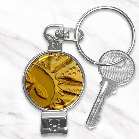 sun Nail Clippers Key Chain from ArtsNow.com Front