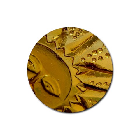 sun Rubber Round Coaster (4 pack) from ArtsNow.com Front