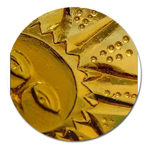 sun Magnet 5  (Round) from ArtsNow.com Front