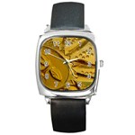 sun Square Metal Watch