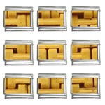 rattan 9mm Italian Charm (9 pack)