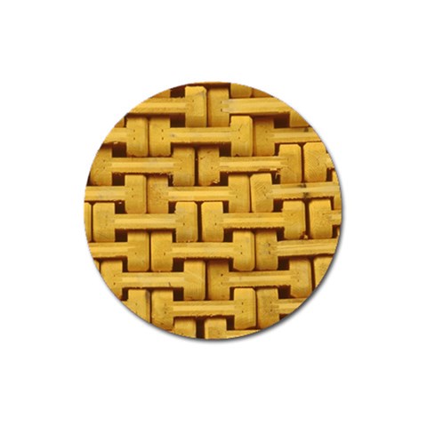 rattan Magnet 3  (Round) from ArtsNow.com Front