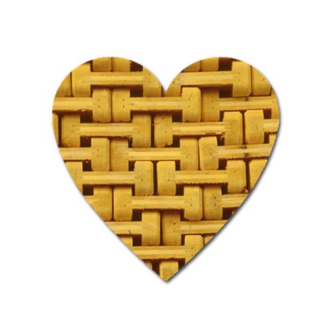 rattan Magnet (Heart) from ArtsNow.com Front