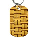rattan Dog Tag (One Side)