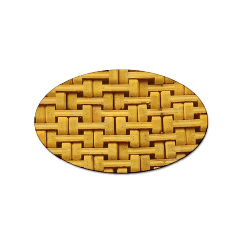 rattan Sticker Oval (10 pack) from ArtsNow.com Front
