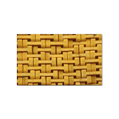 rattan Sticker Rectangular (100 pack) from ArtsNow.com Front