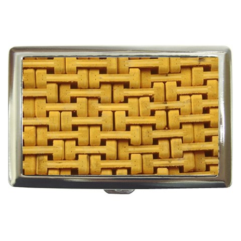 rattan Cigarette Money Case from ArtsNow.com Front