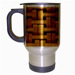 rattan Travel Mug (Silver Gray)
