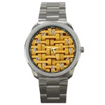 rattan Sport Metal Watch