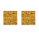 rattan Cufflinks (Square)
