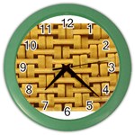 rattan Color Wall Clock