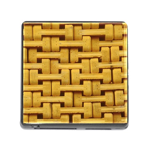 rattan Memory Card Reader (Square) from ArtsNow.com Front