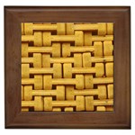 rattan Framed Tile