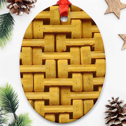 rattan Ornament (Oval) from ArtsNow.com Front