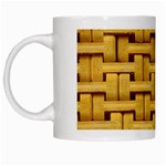 rattan White Mug