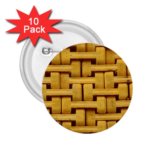 rattan 2.25  Button (10 pack) from ArtsNow.com Front