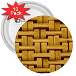 rattan 3  Button (10 pack)