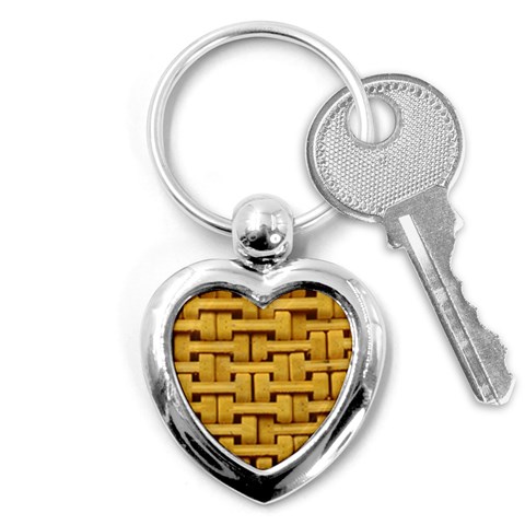 rattan Key Chain (Heart) from ArtsNow.com Front