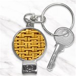 rattan Nail Clippers Key Chain