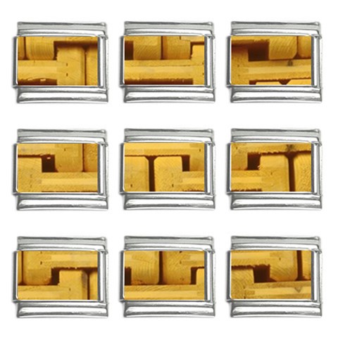 rattan 9mm Italian Charm (9 pack) from ArtsNow.com Front